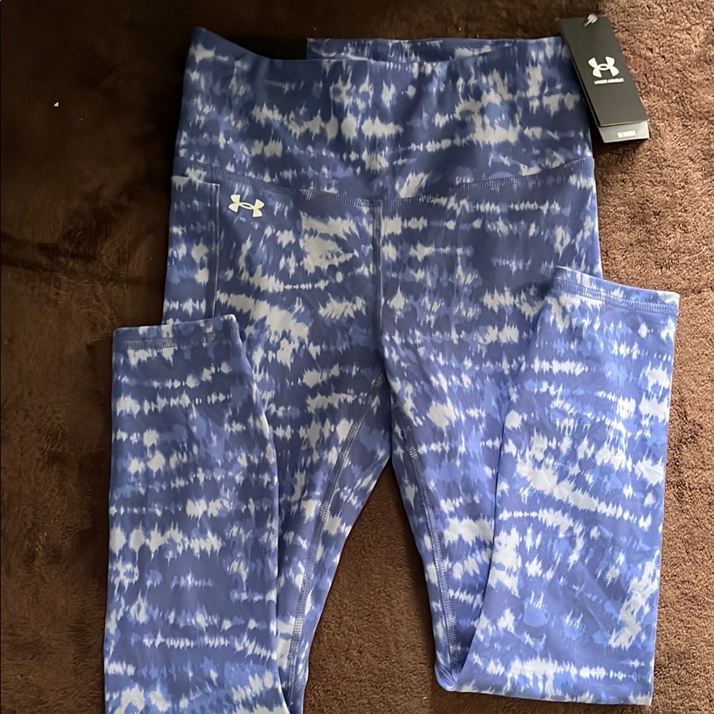Under Armour Blue Tie-Dye Leggings